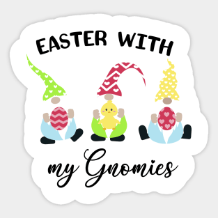 Easter with my gnomies Sticker